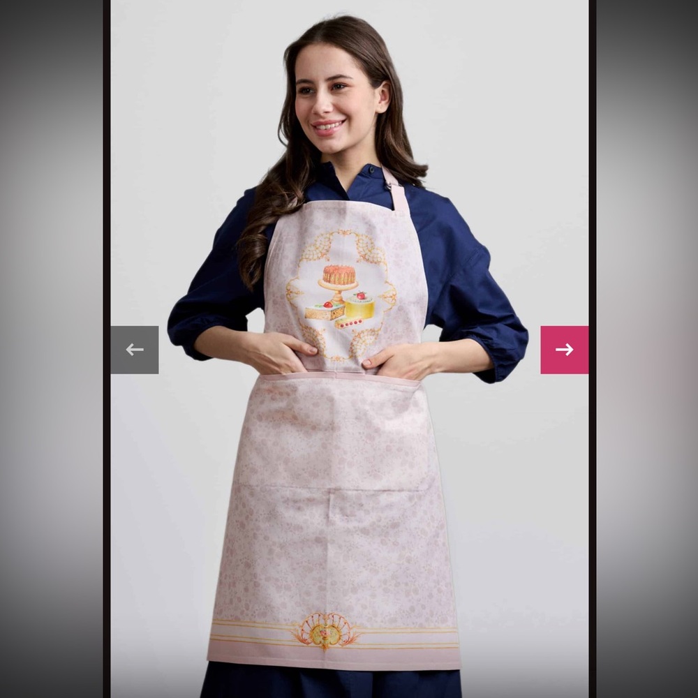 Maison d' Hermine Premium 100% Combed Cotton Chef Apron New in gift box pastries - Picture 2 of 9